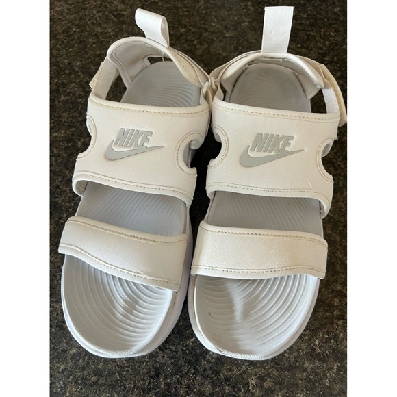 Nike Owaysis White Pure Platinum Women's 9 Sandal Shoes Sporty Streetwear - Picture 3 of 9